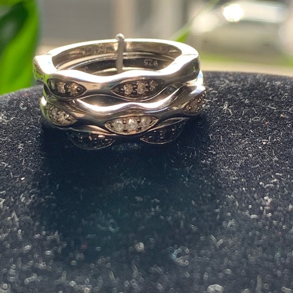 SAVVY CIE JEWELS STERLING SILVER + DIAMOND… - Picture 8 of 15